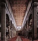 The nave of the church by Filippo Brunelleschi